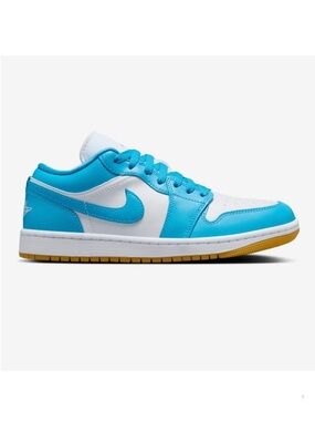 Jordan Retro 1 White/Dark Powder Blue/Brown Women’s size 8 NEW!!!